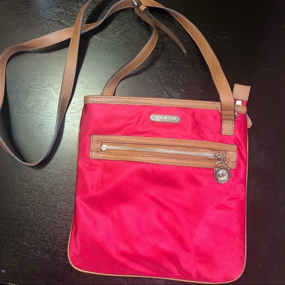 Red Michael Kors purse